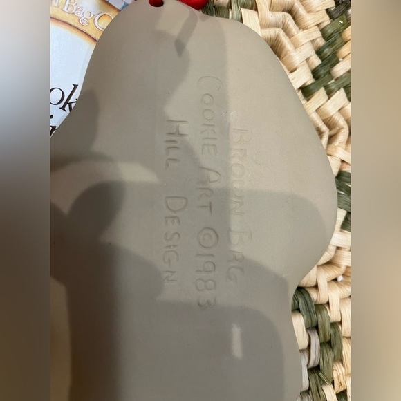 Brown bag cookie art vintage Santa cookie mold 1983. Detailed - Picture 4 of 4